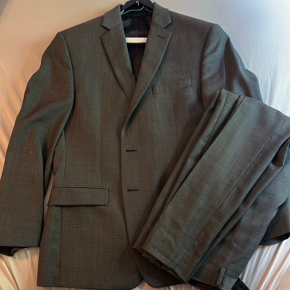 Calvin Klein Charcoal Men's Suit